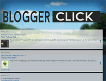 Tablet Screenshot of bloggerclick.com